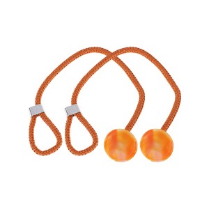 Unique Bargains Flowing Stone Buckle Curtain Tie Polyester Plastic 2 Pcs - 1 of 4