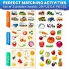 QUOKKA Wooden Puzzles for Toddlers 1 2 3 – 3x SET Toddler Puzzles Ages 2-4 - Montessori Toy for Toddlers - 2 of 4