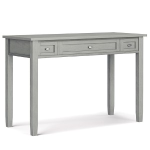 Wood Shaker Style Transitional Desk with Two Side Drawers and Flip - 1 of 4