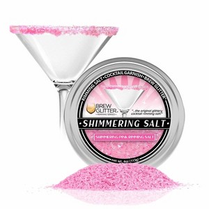 Brew Glitter Colorful Cocktail Rimming Glitter Salt Series (1x 4oz Tin) - 1 of 4