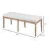 NicBex Storage Bench Modern 32" Tufted Foot Stool with Upholstered Bench with Wood Legs for Bedroom and Entryway - 3 of 4