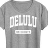 Women's - Instant Message - Delulu University Short Sleeve Graphic T-Shirt - 2 of 4