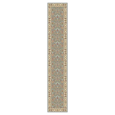 2'3"X21' Floral Runner Light Blue/Ivory - Safavieh