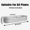 Okak Galvanized Steel Raised Garden Bed 12 Inch (2-Pack) Heavy Duty Rust-Resistant Planter Box Kit for Vegetables, Flowers, Herbs, Easy Assembly - 3 of 4