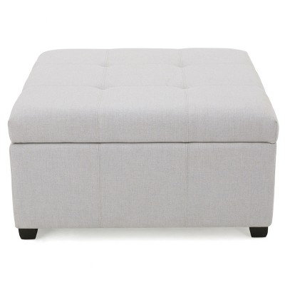 target grey storage ottoman