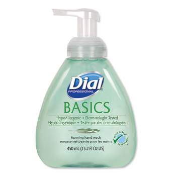 Dial Professional Basics Hypoallergenic Foaming Hand Wash, Honeysuckle, 15.2 oz