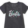 - Barbie - Holidays & Christmas Graphic Short Sleeve Fleece Dress - 2 of 3