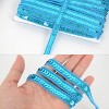 Sequin Trim, 0.5 Inch Flat Glitter Sequin Ribbon, Sparkle Metallic Sequin Strip, Bling Fabric DIY Sewing Embellishment, 27 Yards - 3 of 4