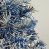 INFURNIC Artificial Trees 4 Piece Christmas Tree Set with Wreath and Entrance Trees for Holiday Decor, Blue, 26"*26"*48" - 3 of 4