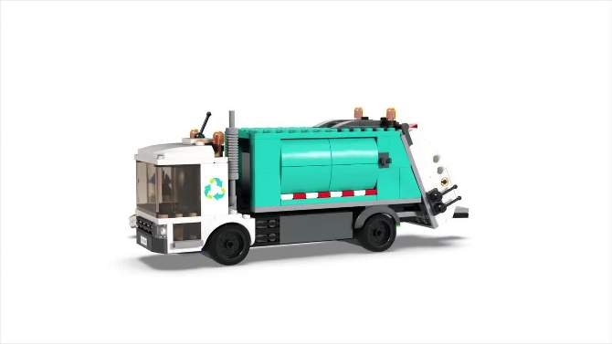 LEGO City Recycling Truck Bin Lorry Toy, Vehicle Set 60386, 2 of 8, play video