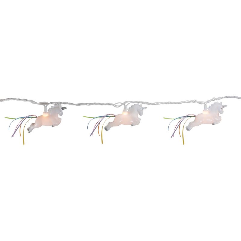Northlight 10 Count Unicorn Summer Novelty String Lights, 6 ft White Wire, 3 of 5