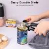 Large Heavy Duty Can Opener Manual Smooth Edge Stainless Steel, Comfortable Handle, Built-in Bottle Opener, 8.66 inch - 3 of 4