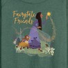 Women's - Disney - Fairytale Friends Lightweight French Terry Wide Neck Long Sleeve Shirt - 2 of 4