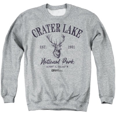 Men's Crater Lake National Park Elk Icon Crewneck Sweatshirt