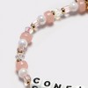 Little Words Project Confidence Beaded Bracelet - White - 3 of 4