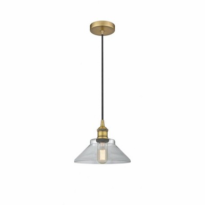 Orwell - 1 Light Cord Hung Mini Pendant In Industrial Style-7.75 Inches Tall and 8.38 Inches Wide