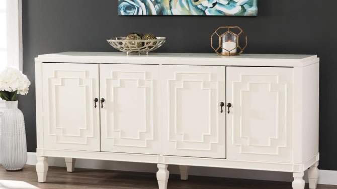 Nadrent Low Profile Accent Cabinet Antique White - Aiden Lane, 2 of 11, play video
