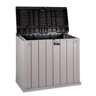 Gray All-Weather XL Outdoor Storage Shed Cabinet