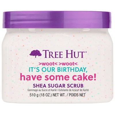 Tree Hut Birthday Cake Shea Sugar Body Scrub - 18oz