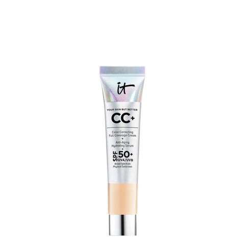It Cosmetics Cc + Cream Spf50 Travel Size - Light - 0.406 Fl Oz - Ulta  Beauty : Target