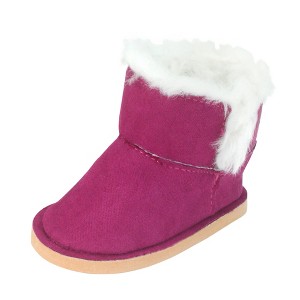 Sophia’s Faux Suede Ewe Boots with Fleece Lining for 18” Dolls - 1 of 2