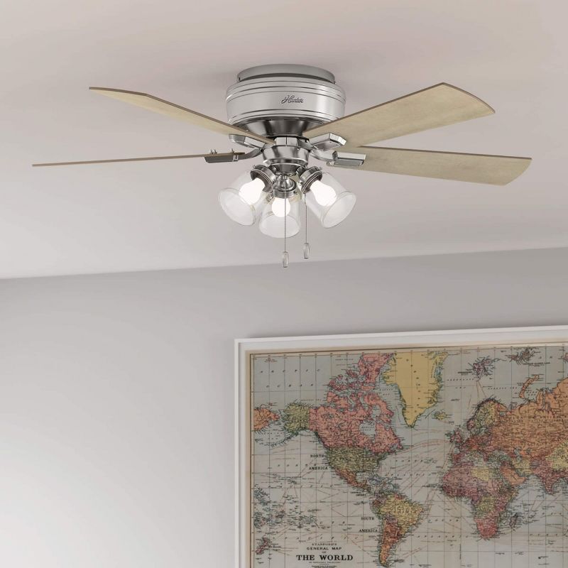 52" Crestfield Low Profile Ceiling Fan (Includes LED Light Bulb) - Hunter Fan, 5 of 20