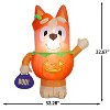 Gemmy Airblown Inflatable Bingo in Pumpkin Costume Bluey, 3.5 ft Tall, Multicolored - 3 of 4