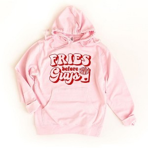 Simply Sage Market Women's Graphic Hoodie Fries Before Guys Bold - 1 of 2