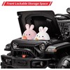 24V 2-Seater Kids Electric Car w/ Remote, Dual 120W Motors, 20" Wide Seat, 110LBS Capacity, LED/USB/FM for Ages 3+ - 2 of 4