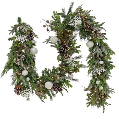 9' Prelit Alpine Collection Decorated Garland - National Tree Company