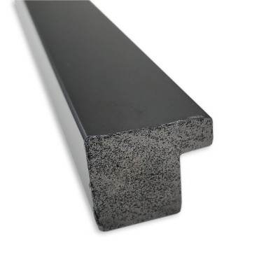 Jet Black Rectangular Wall Mount Bathroom Mirror