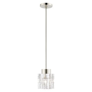 Livex Lighting Rotterdam 1 - Light Pendant in  Polished Nickel - 1 of 4