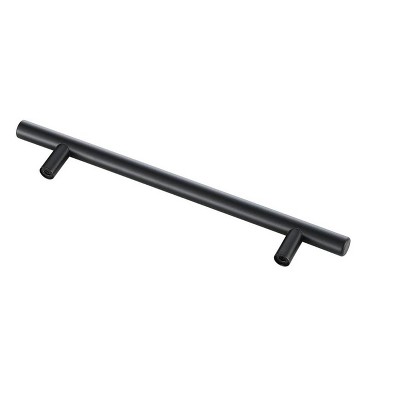 Matte Black Modern Bar Pull with Mounting Hardware