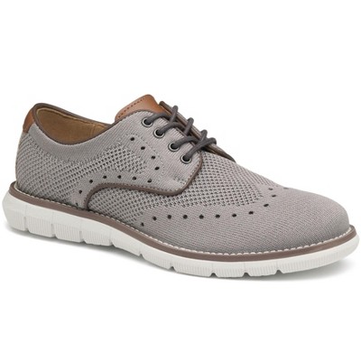 Johnston & Murphy Big Kid Holden Knit Wingtip Boys Dress Casual Lace-Up Shoe