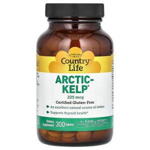 Country Life Arctic-Kelp, 225 mcg, 300 Tablets - 1 of 2