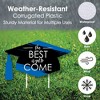 Big Dot of Happiness Blue Grad Class of 2025 Outdoor Decorations - Graduation Yard Signs - Set of 8 - 3 of 4