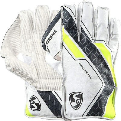SG RSD Xtreme Wicket Keeping Gloves, Adult  Men,White,One Size
