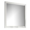 Royal Hampton Dresser Mirror, Bevel Glass, White Wood Frame, 40 Inch Square - 2 of 4