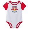 MLS New York Red Bulls Infant Girls' 3pk Bodysuit - 2 of 4