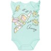 Disney Classics 101 Dalmatians Bambi Dumbo 5 Pack Short Sleeve Bodysuits - 3 of 4