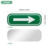 Unique Bargains Aluminum Reflective Outdoor Garden Arrow Signs 1 Pc - 3 of 4
