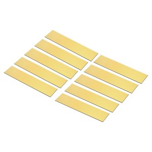 Unique Bargains Laser Printing Personalized Blank Engraving Name Plate 10 Pcs - 1 of 4