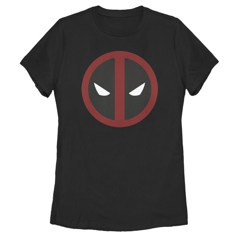 Women's Marvel Deadpool Mask Classic T-Shirt, 1 of 4
