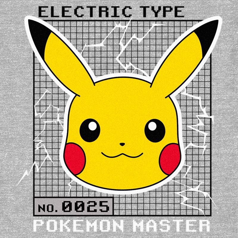 Men's Pokemon Pikachu Electric Type T-Shirt, 2 of 6