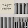 Umbra Cleo 1" Rod 36"x66" Matte Black - 4 of 4
