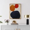 Primary Objective - 18" X 24" - Denim/Gold - Framed Wall Art - WLA2023 - Safavieh - 2 of 4