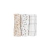 Little Unicorn Cotton Muslin Swaddle Blanket - 3pk - 4 of 4