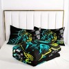 Acoinel 3 Pcs Motocross Comforter Set with 2 Pillowcases - 3 of 4