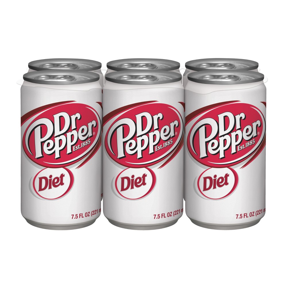 UPC 078000002058 product image for Diet Dr Pepper - 6pk/7.5 fl oz Cans | upcitemdb.com