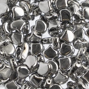 John Bead Matubo 50g Czech Glass 7.5mm Crystal/ Full Labrador #00030-27000 Gingko Leaf Beads for DIY Jewelry Necklace Bracelets Making - 1 of 2